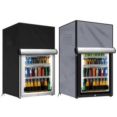 Adjustable Outdoor Fridge Cover 210d Oxford Waterproof Weather Resistant Design