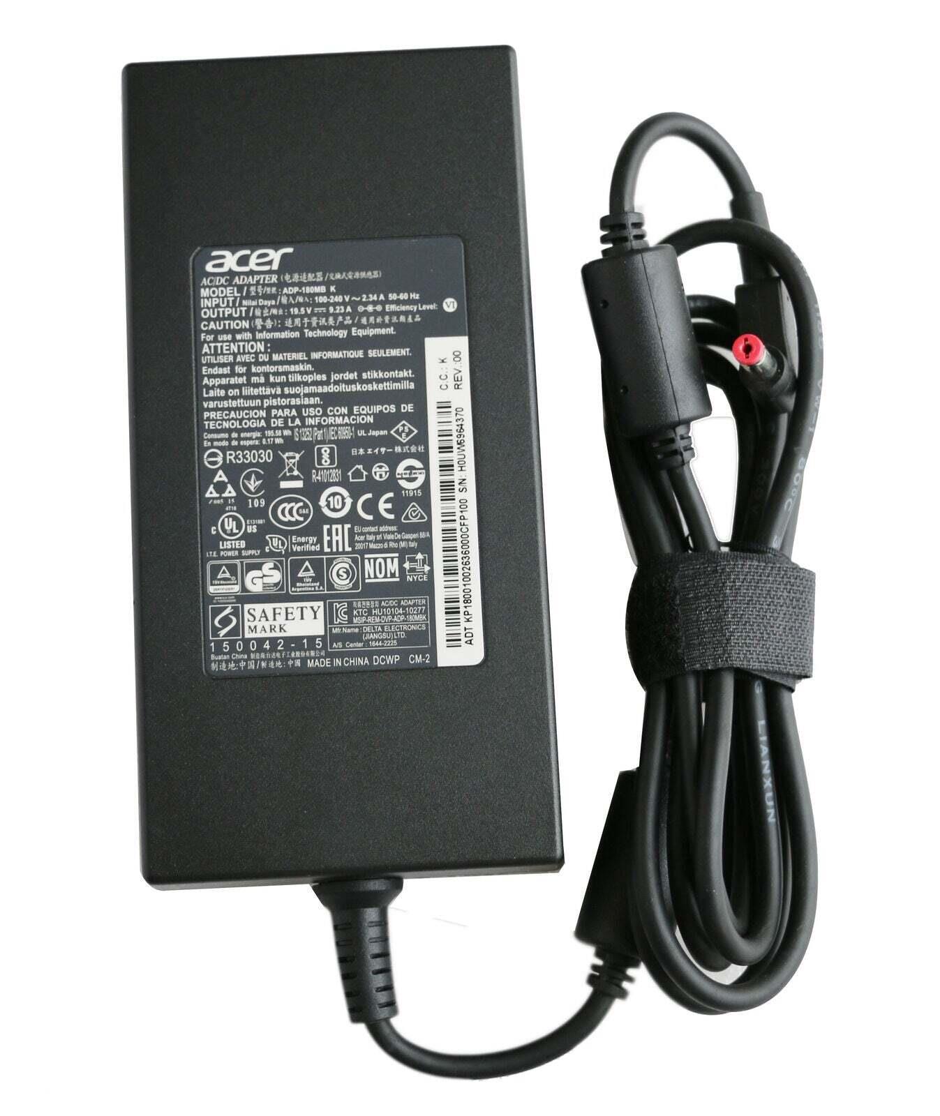 Original 180w Acer Nitro 5 An515-54-7476 An515-54-728c Charger Power Supply