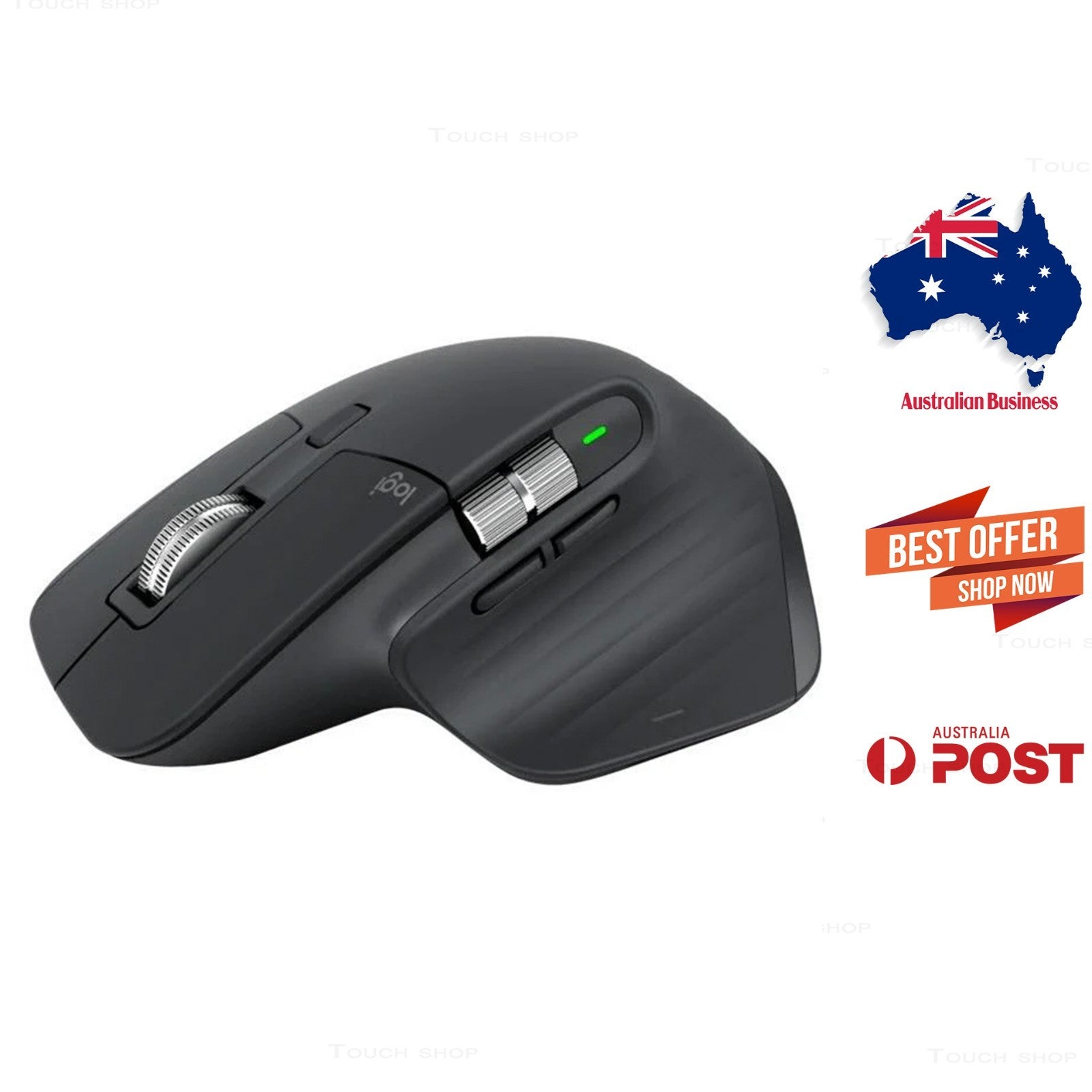 Au Stock Logitech Mx Master 3s Performance Wireless Mouse (graphite) -