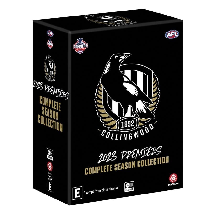 Afl Premiers 2023 Collingwood Magpies Complete Season Collection 26