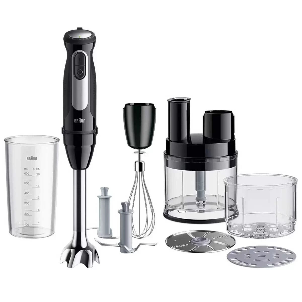 Braun Multiquick 5 Vario Hand Blender, Sauce Mixer, Bpa-free - Mq 5237 Bk Black