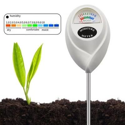 Garden Soil Moisture Meter White Round Head For Accurate Water Measurement