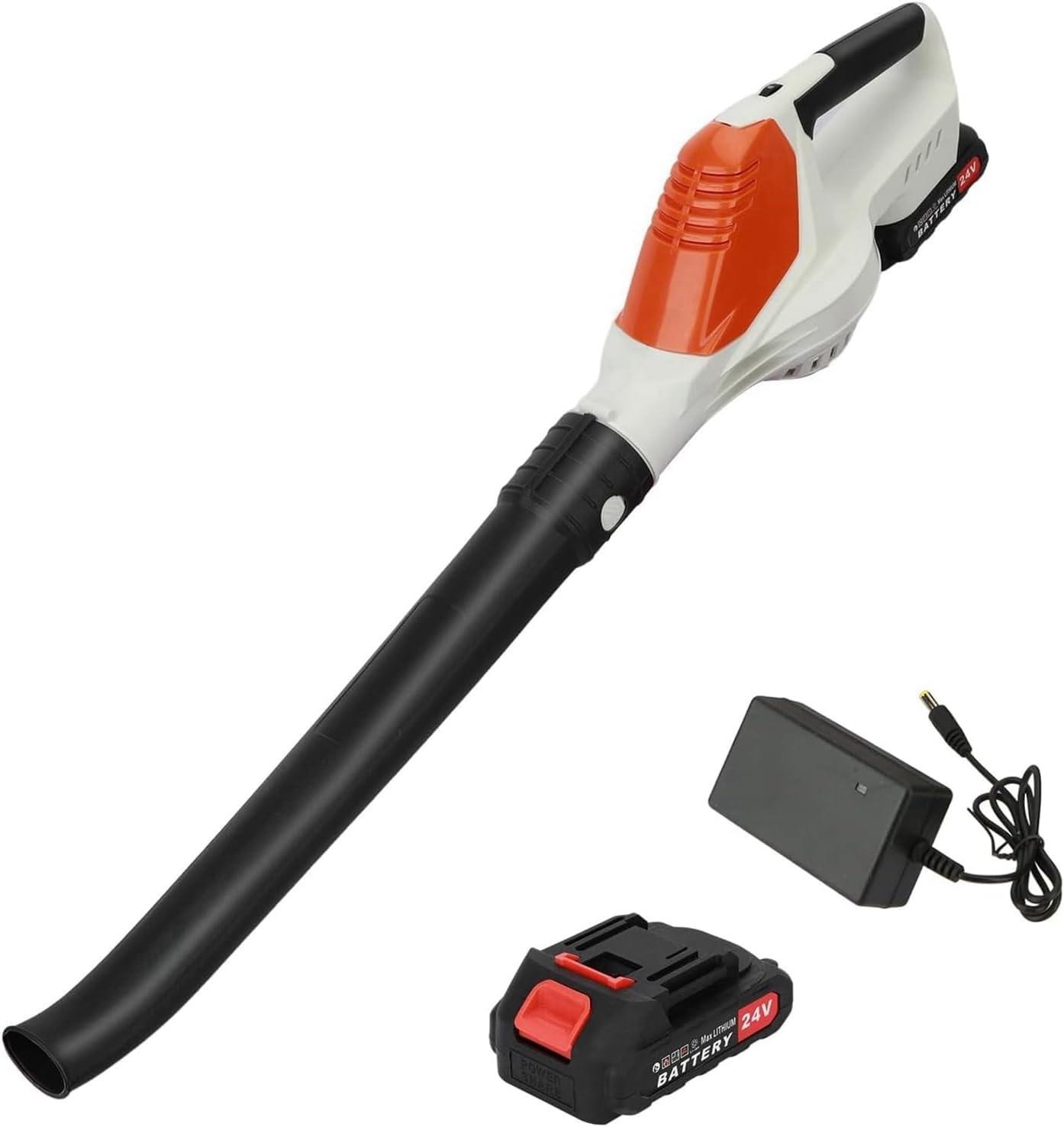 Cordless Leaf Blower, 650w Cordless Battery Blower, 24v Ergonomic Handle