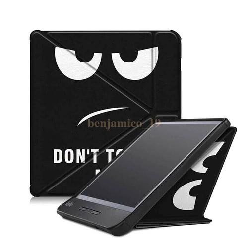 Up-suitable For Kobo Libra H2o Leather Case Flip Cover Protective Case