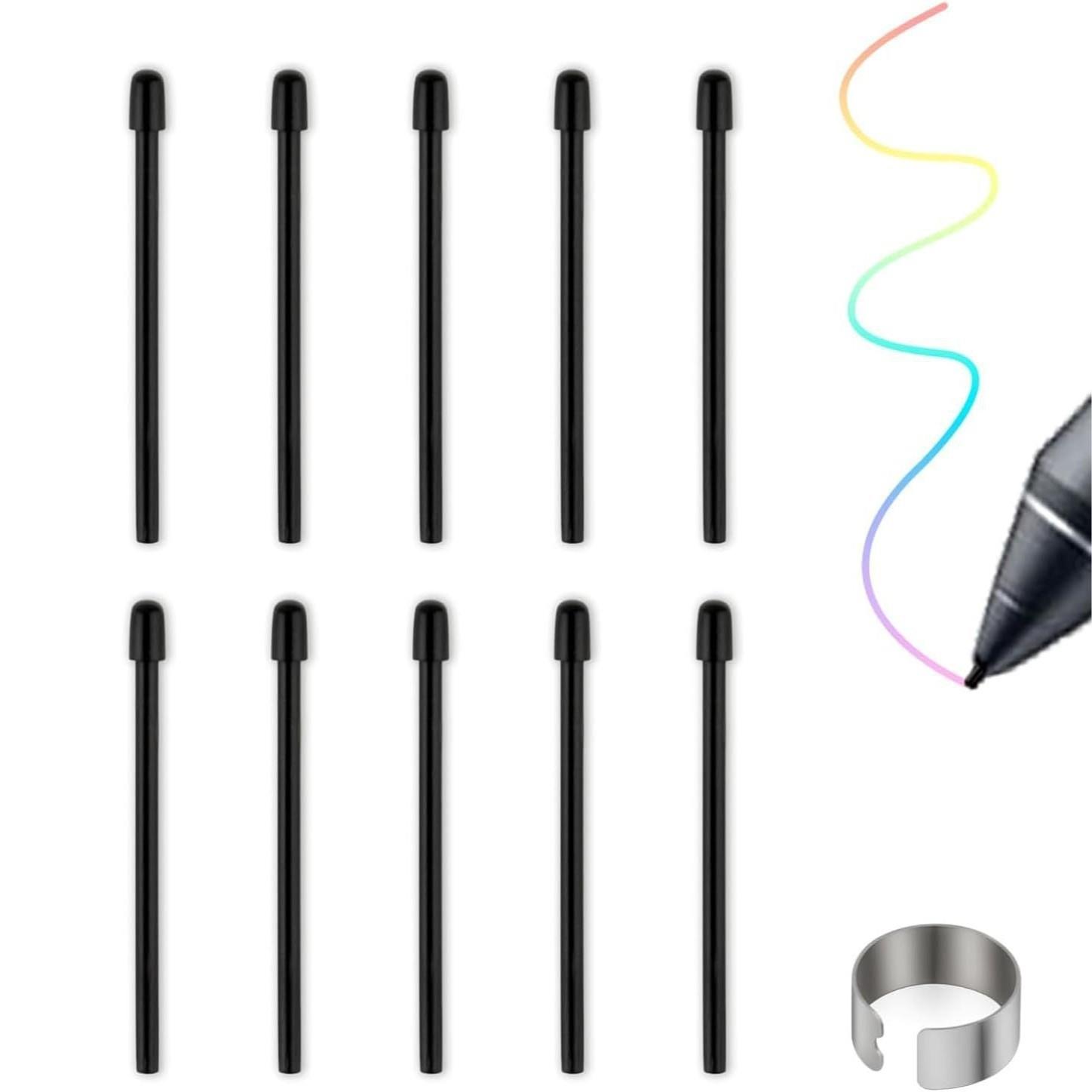 10pcs Nibs For Wacom Intuos Pro, Wacom Mobilestudio Pro, Wacom Cintiq Pro Nibs