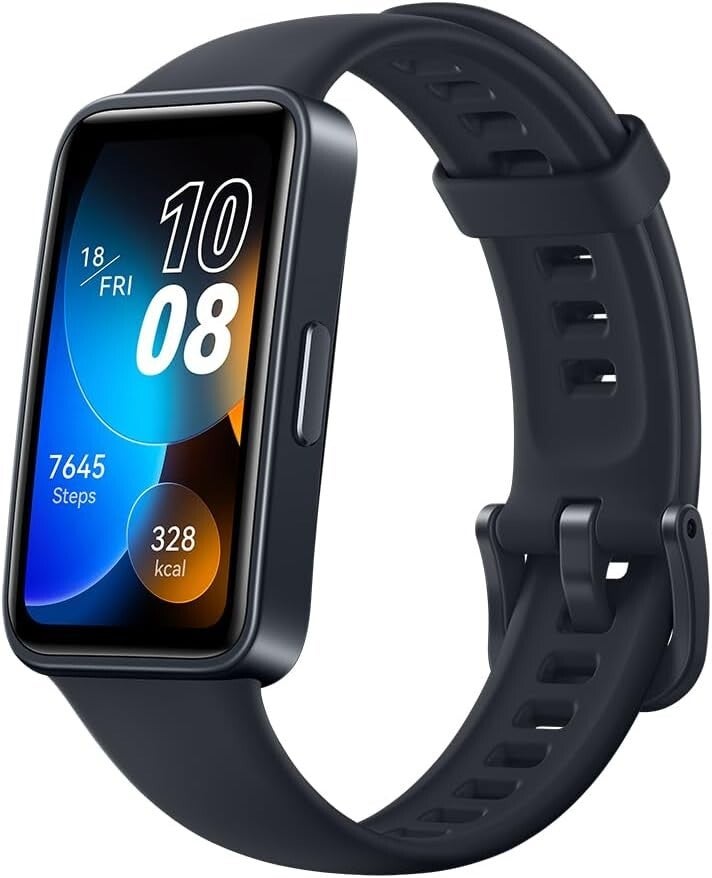 Huawei Band 8 Fitness Watch - Ultra Thin Smart Band Design With Up To