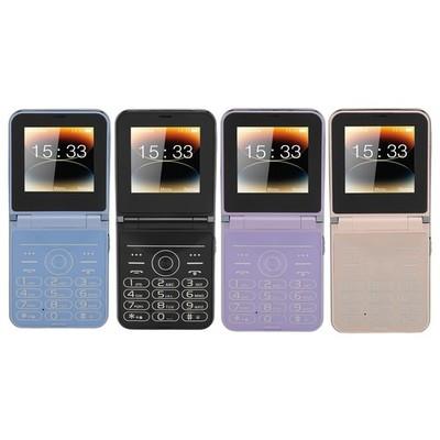 Big Button Flip Cell Phone Senior Flip Phone Bluetooth 1400mah 2.6inch For