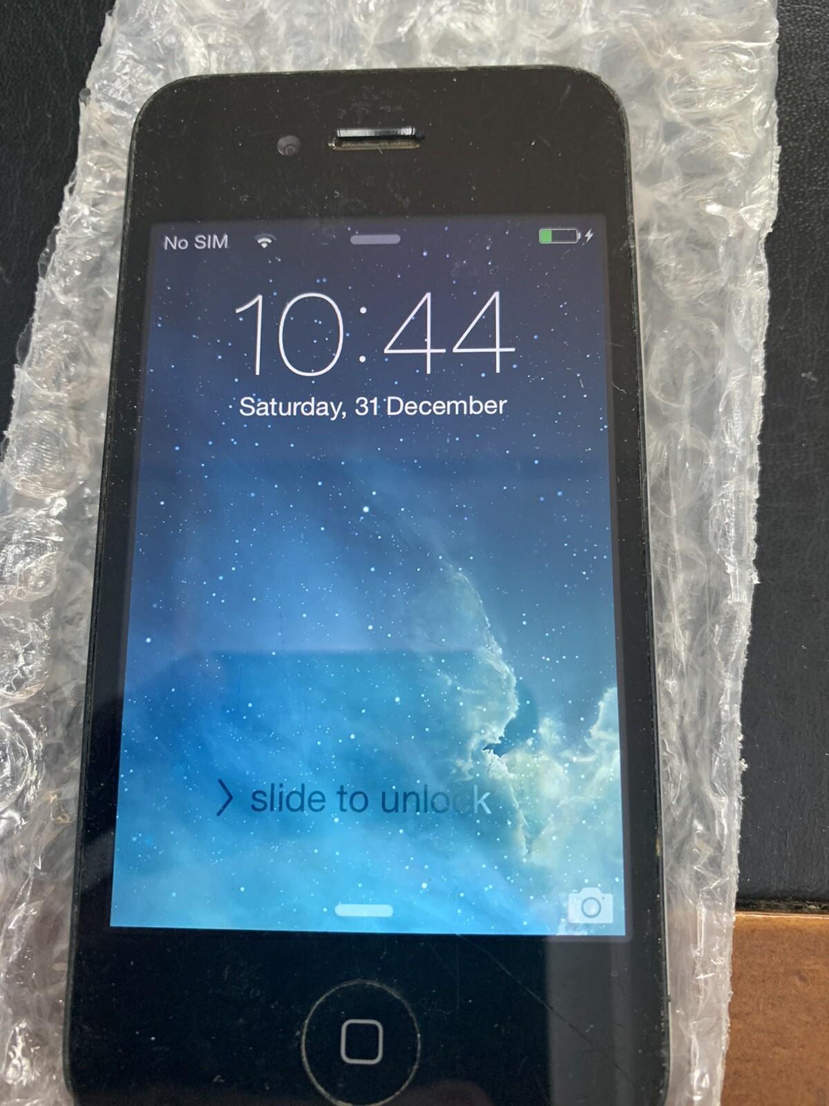 Apple Iphone 4 - 16gb - Black (unlocked) A1332 (gsm) (ip4/1)