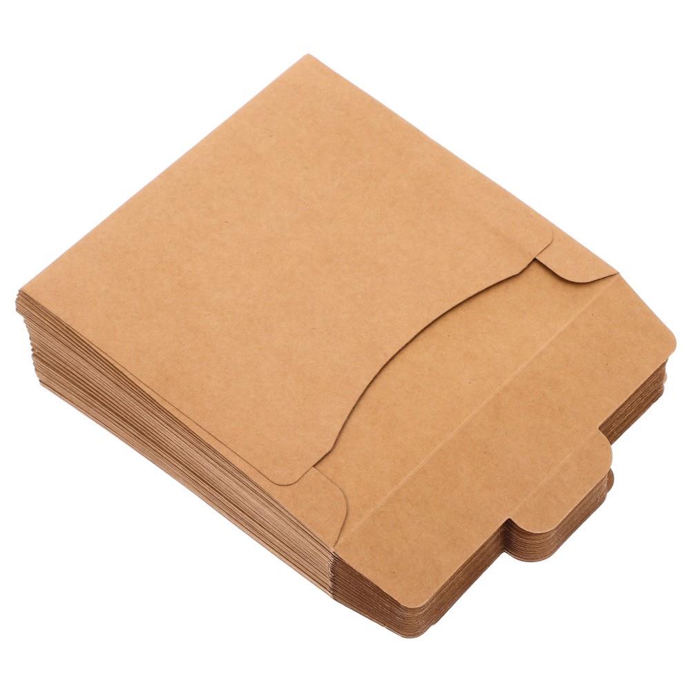 50 Pcs Cd Holders Storage Cases Dvd Paper Bag Envelopes Cardboard Sleeves