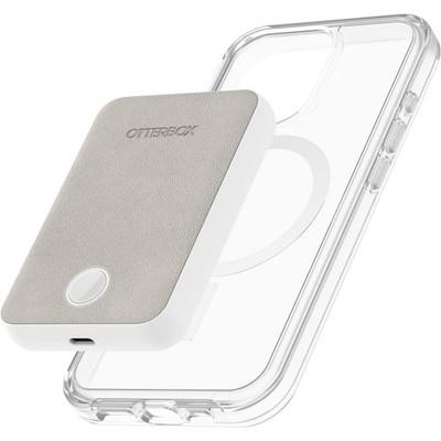 Otterbox Wireless Magnetic Power Bank 5k Mah (7.5w) Usb-c - White