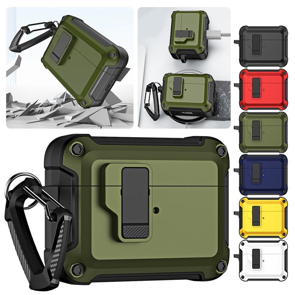 For Apple Airpods 1 2 3 4 Pro 2nd Gen Protector Shockproof Case Cover W Keychain