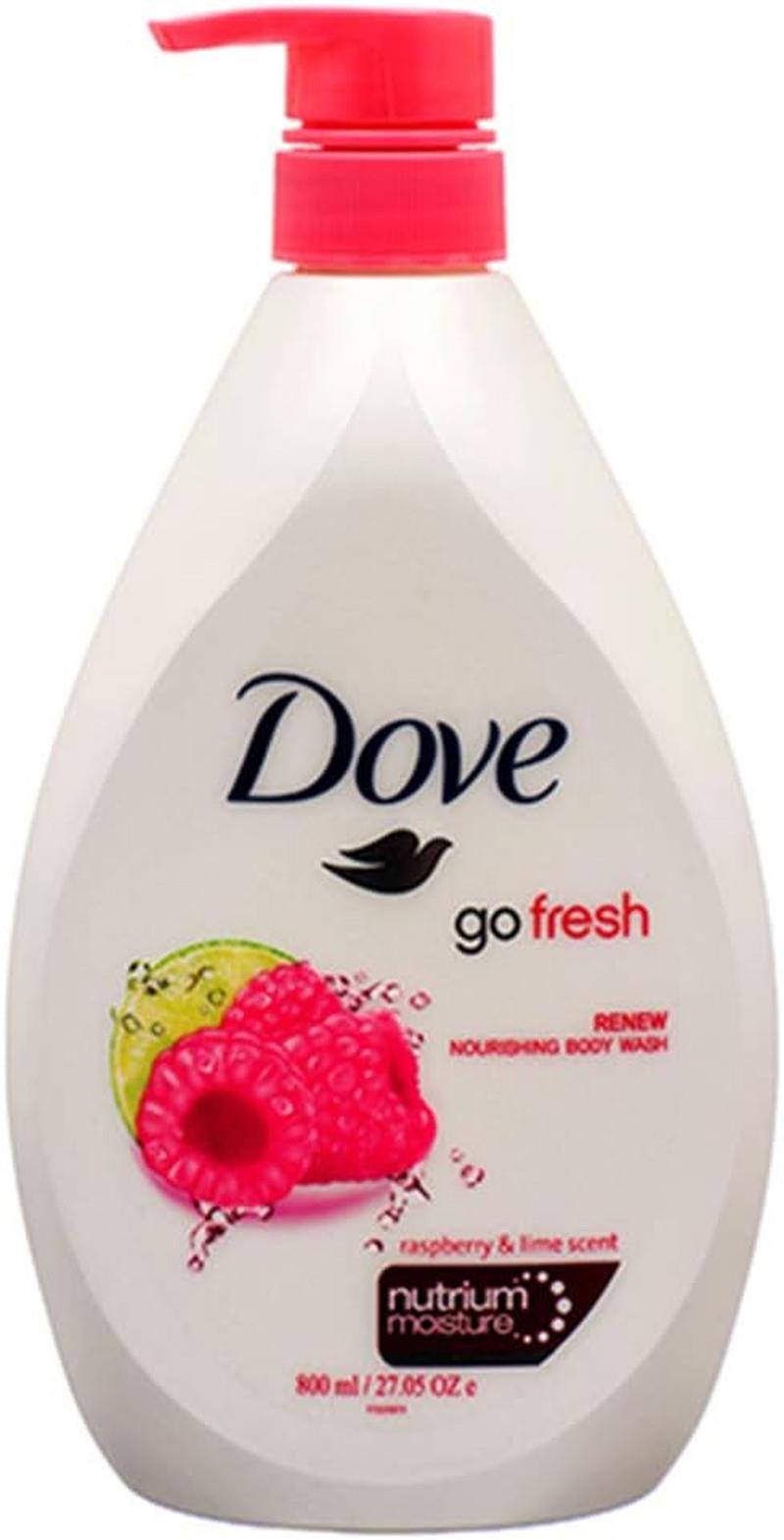 Dove Go Fresh Raspberry And Lime Scent Body Wash 800 Ml Size