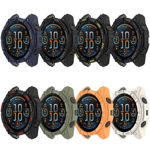 Heavy Duty For Garmin Enduro 3 Tpu Bumper Shockproof Case Cover Shield