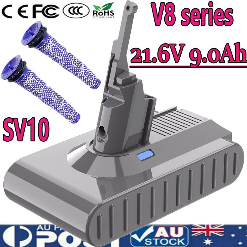 Battery For Dyson V8 Sv10 Absolute V8 Animal V8 Motorhead Vacuum / Filters