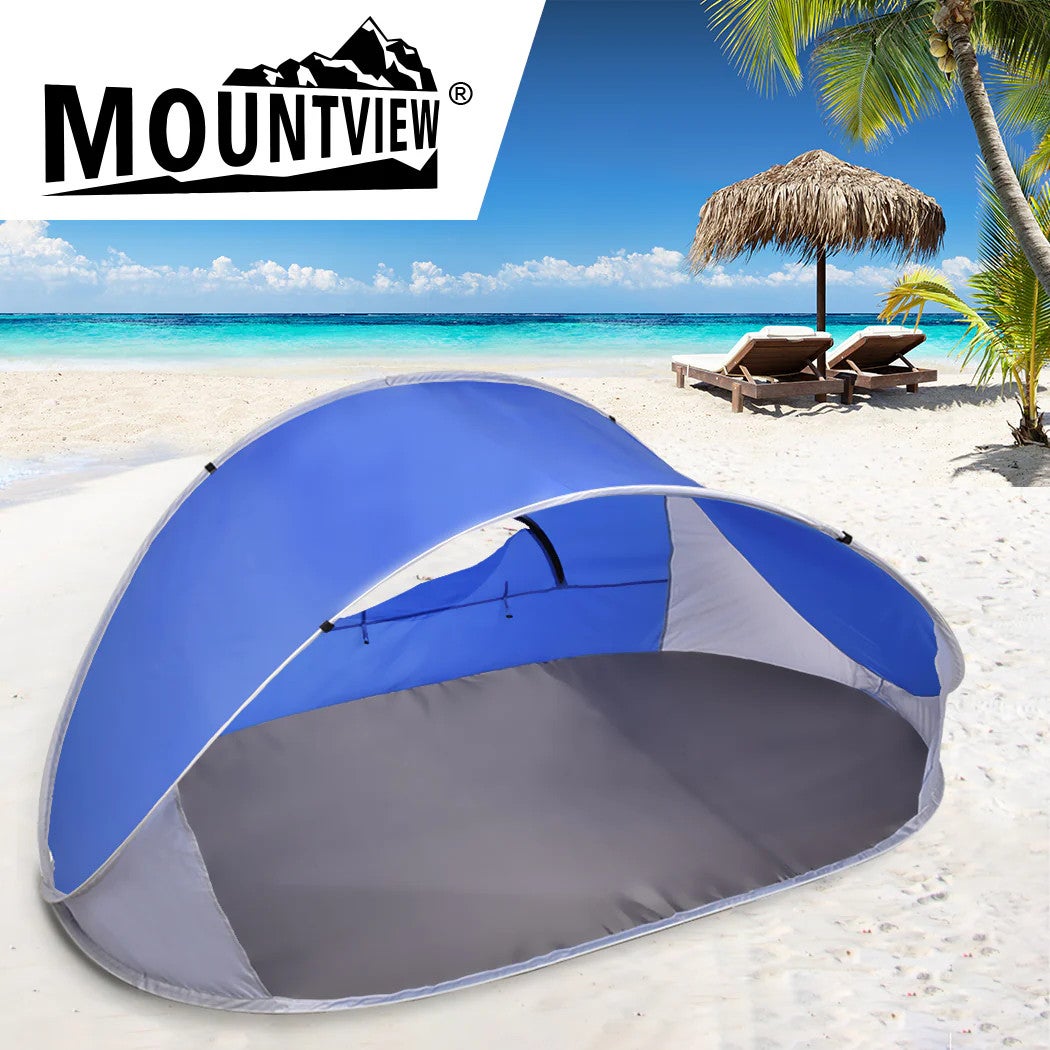 Mountview Pop Up Tent Camping Beach Blue