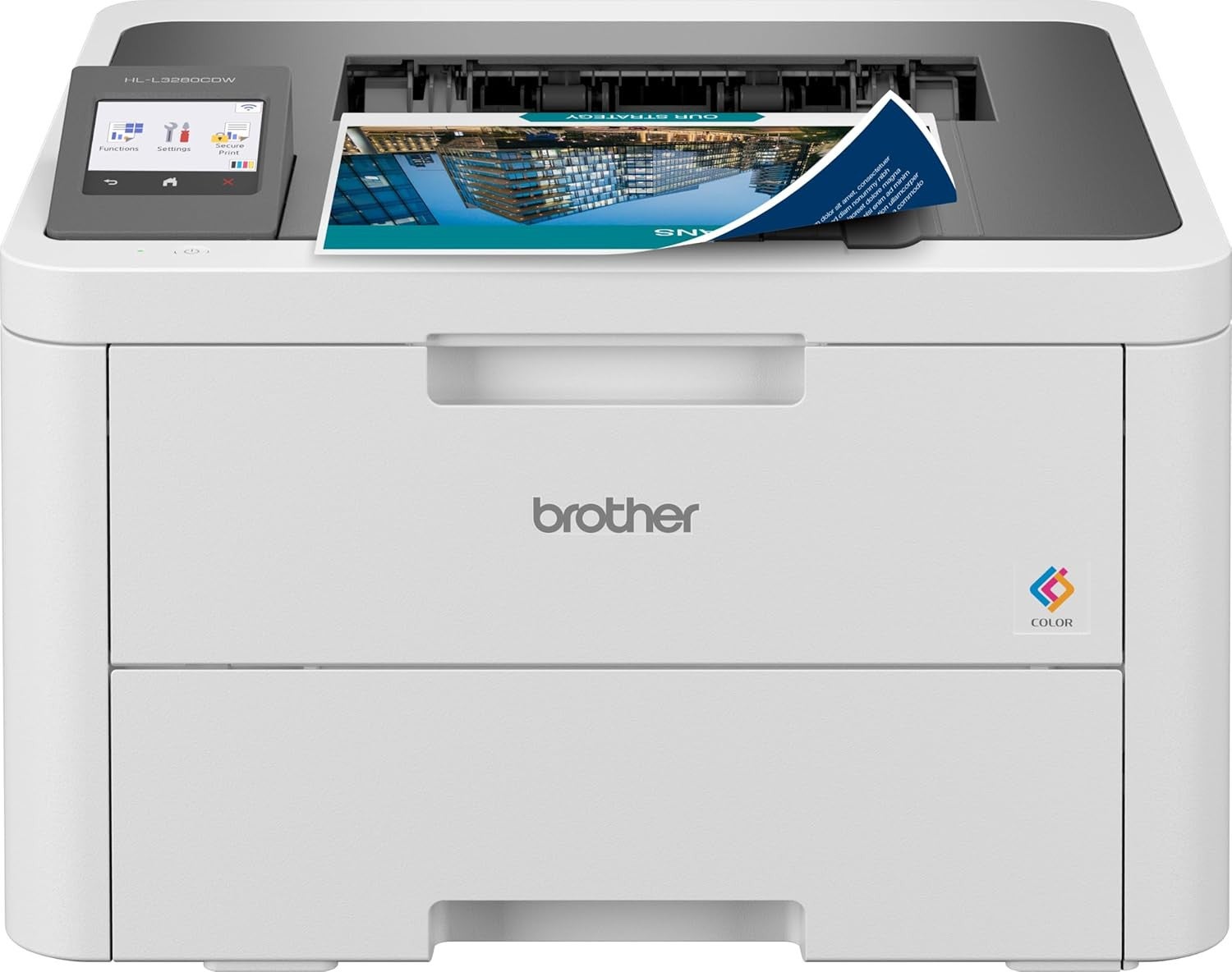 Hl-l3280cdw Colour Laser Printer - A4 Single Function, Wireless/usb