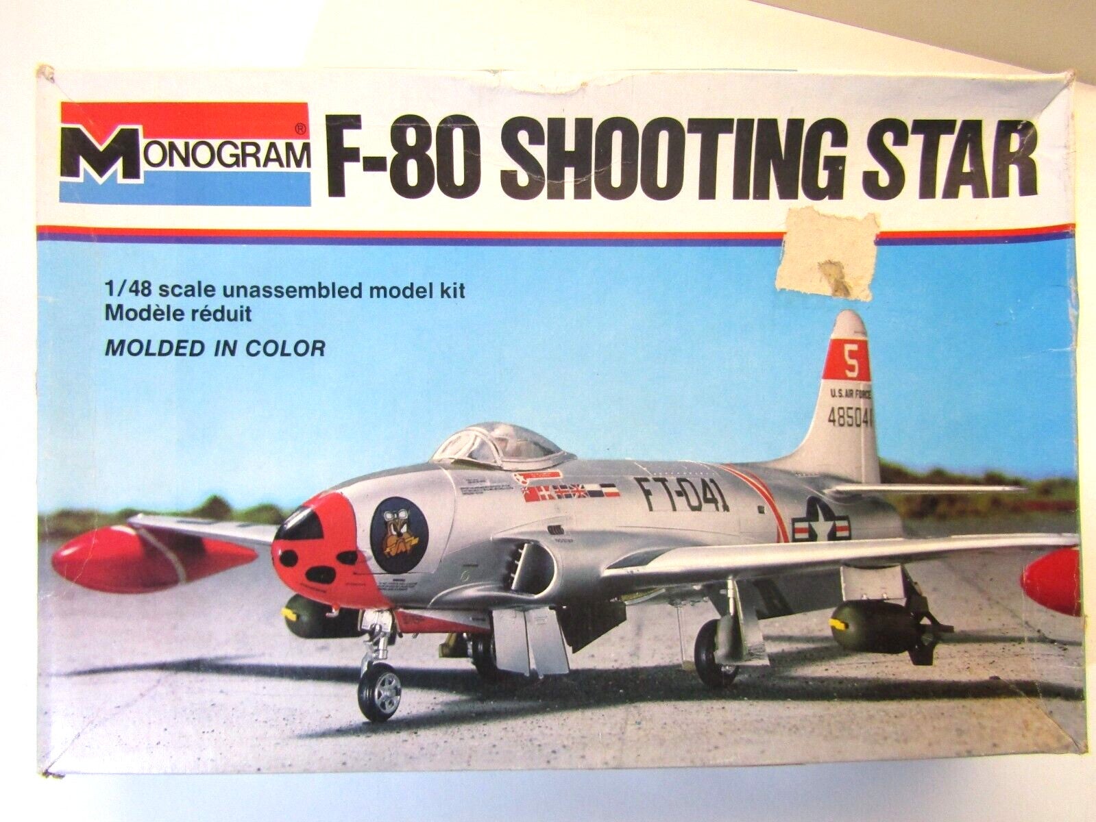 Monogram 1:48 Scale U.s. Air Force Lockheed F-80 Shooting Star Model
