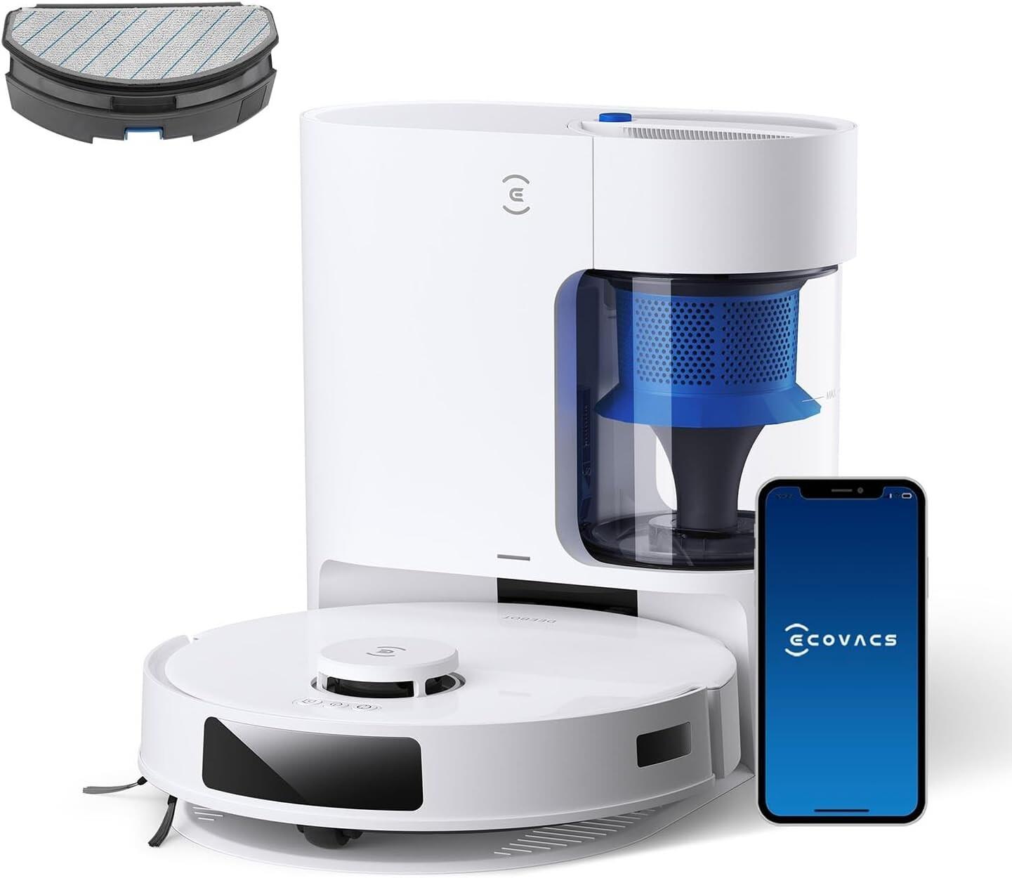 Ecovacs Deebot N20 Pro Plus Vacuum Robot With Mopping Function, 8000pa Suction P