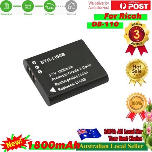 Db-110 Battery For Ricoh G900 G900se Wg-6 Wg6 Gr Iii Street Edition Limited