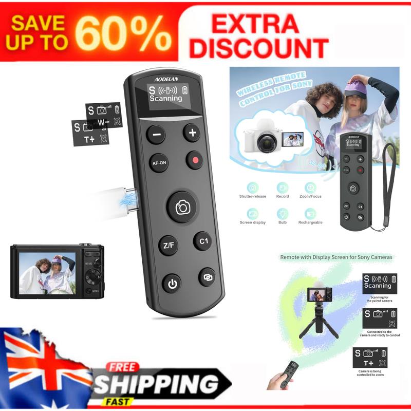 Sony Camera Wireless Remote Usb-c Rechargeable Oled For Zv-1 A6400 A7iv Rx100 Vi