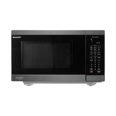 Sharp 26l Electric 900w Flatbed Inverter Kichen Microwave Black Stainless Steel
