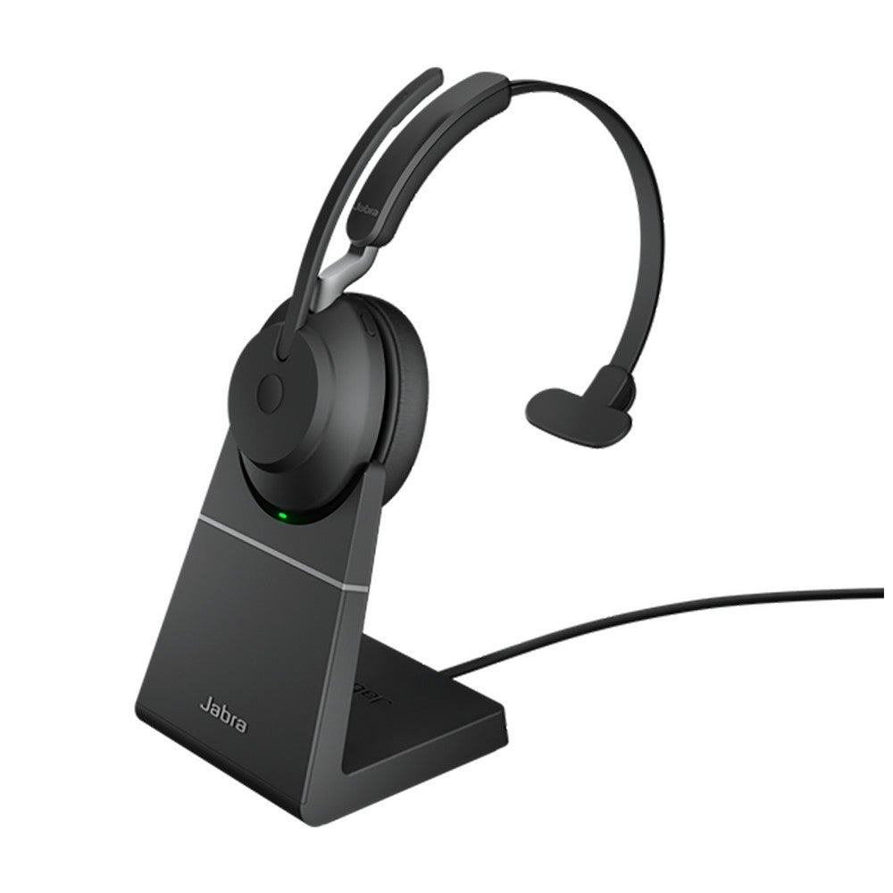 Jabra Wireless Evolve2 65 Uc Mono Bluetooth Headset Charging
