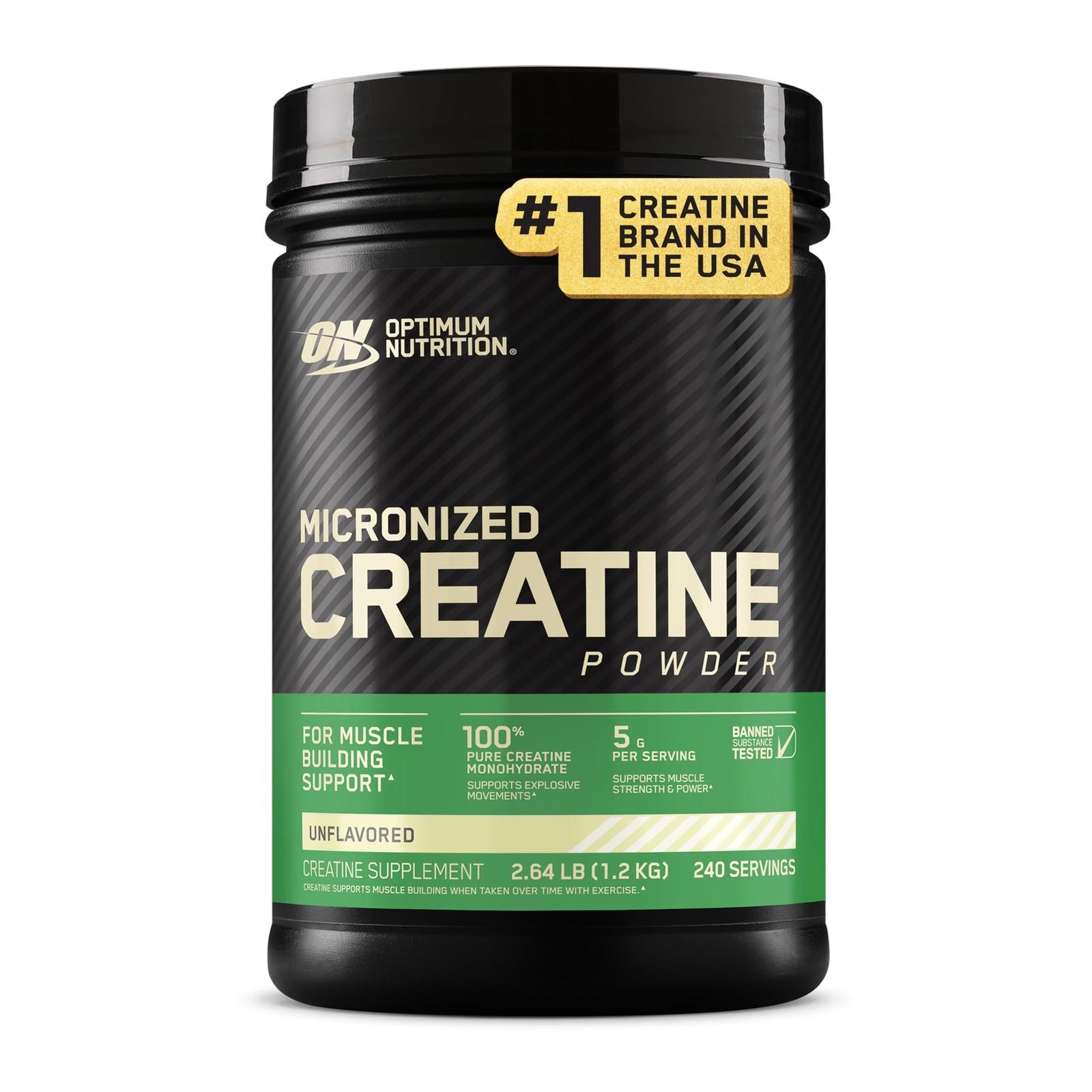 Optimum Nutrition Micronized Creatine Powder Unflavoured 1.2kg