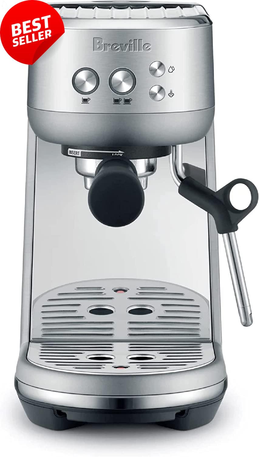 The Bambino Espresso Machine, Brushed Stainless Steel, Bes450bss