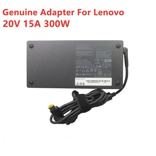 Genuine 300w 20v 15a Laptop Ac Adapter Charger Lenovo Legion 7 Pro Gaming Laptop