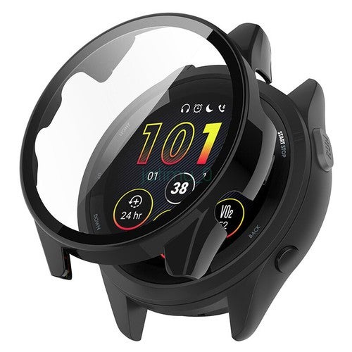 Pc+tempered Glass Screen Full Protector Case For Garmin Forerunner 265 265s