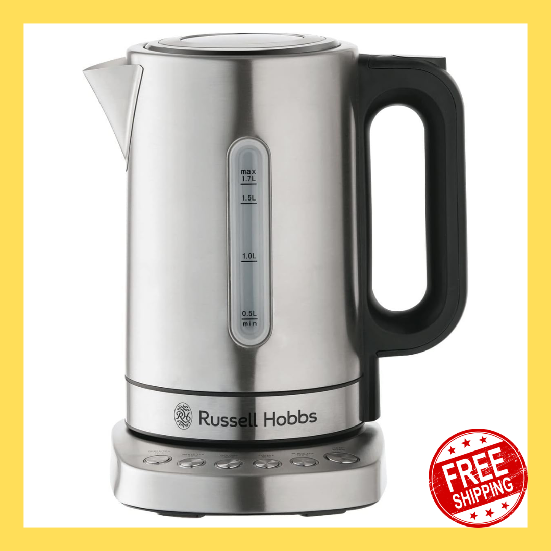 Russell Hobbs Rhk510 Electric Addison 1.7l Digital Kettle Stainless Steel Silver
