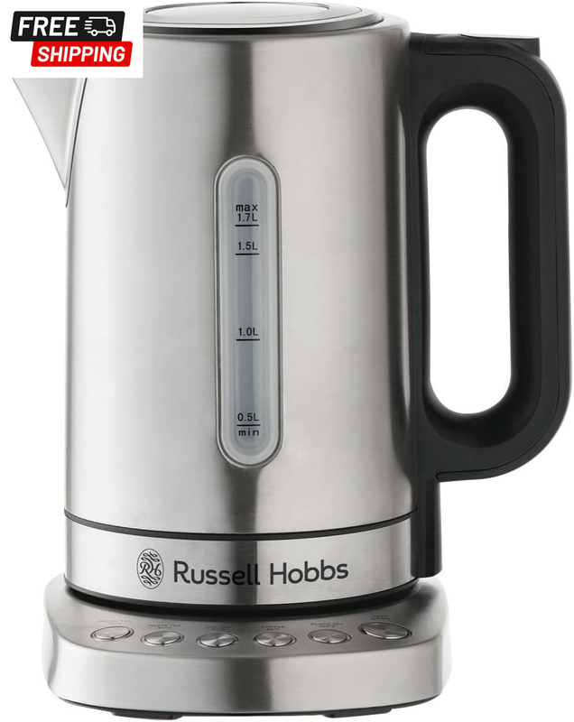 Russell Hobbs Rhk510 Addison Kettle, 5 Temperature Settings, 1.7 L Capacity, Eas