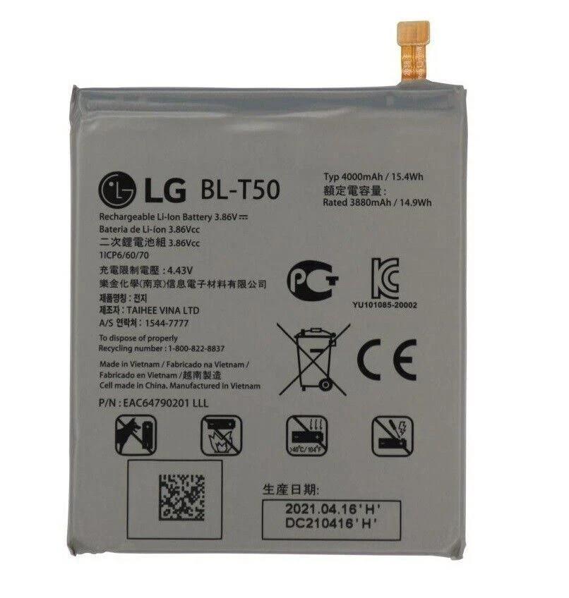 Genuine Lg Velvet/5g ..bl-t50 Battery Replacement
