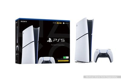 Ps5 Playstation 5 Slim Console Digital Edition (825gb), White, Video Game