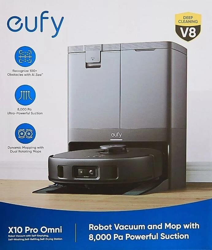 Eufy Clean Robovac X10 Pro Omni T2351t11 8000pa Suction Wi-fi Robot Vacuum