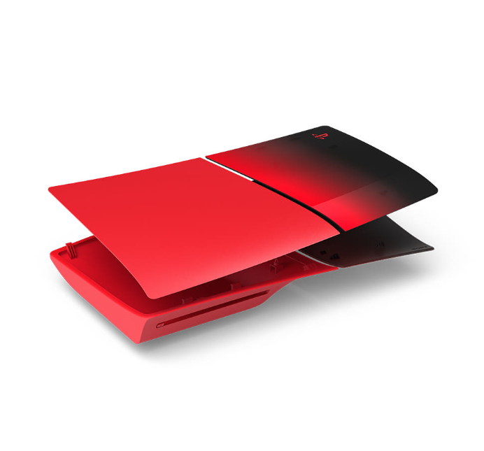 [ps5] Playstation 5 Slim Console Cover Volcanic [red] Fast & Safe /