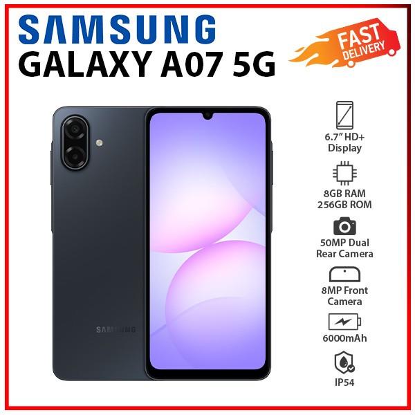 Samsung Galaxy A07 5g 8gb+256gb Black Dual Sim Unlocked Android Smartphone Au