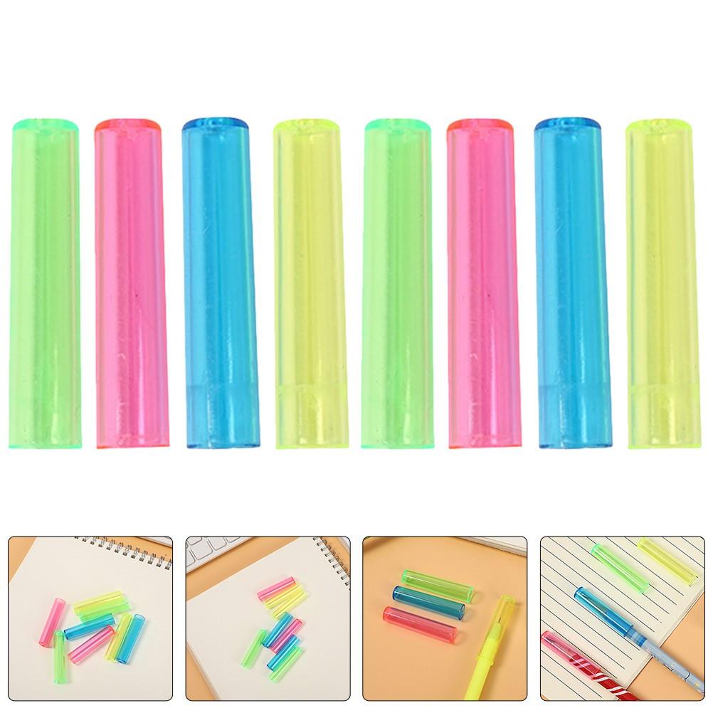 200pcs Replaceable Pencil Caps Replacement Pencil Extenders