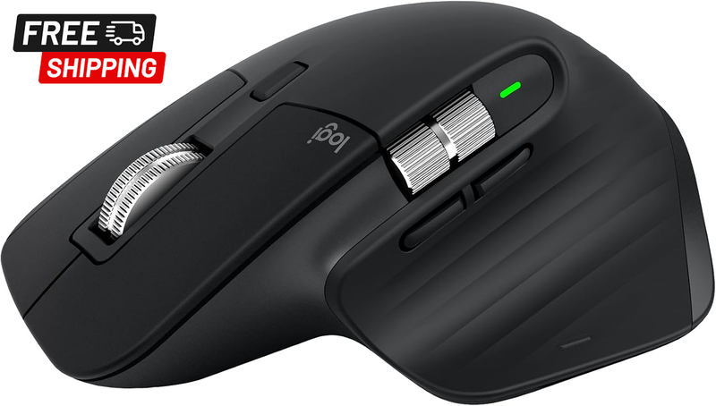 Logitech Mx Master 3s – Bluetooth Edition, Graphite, Wireless Performance Mouse
