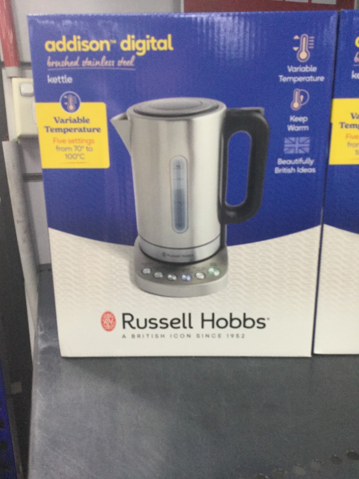 Russell Hobbs Addison 1.7l Digital Kettle Rhk510 - Keep Warm & 5 Temps