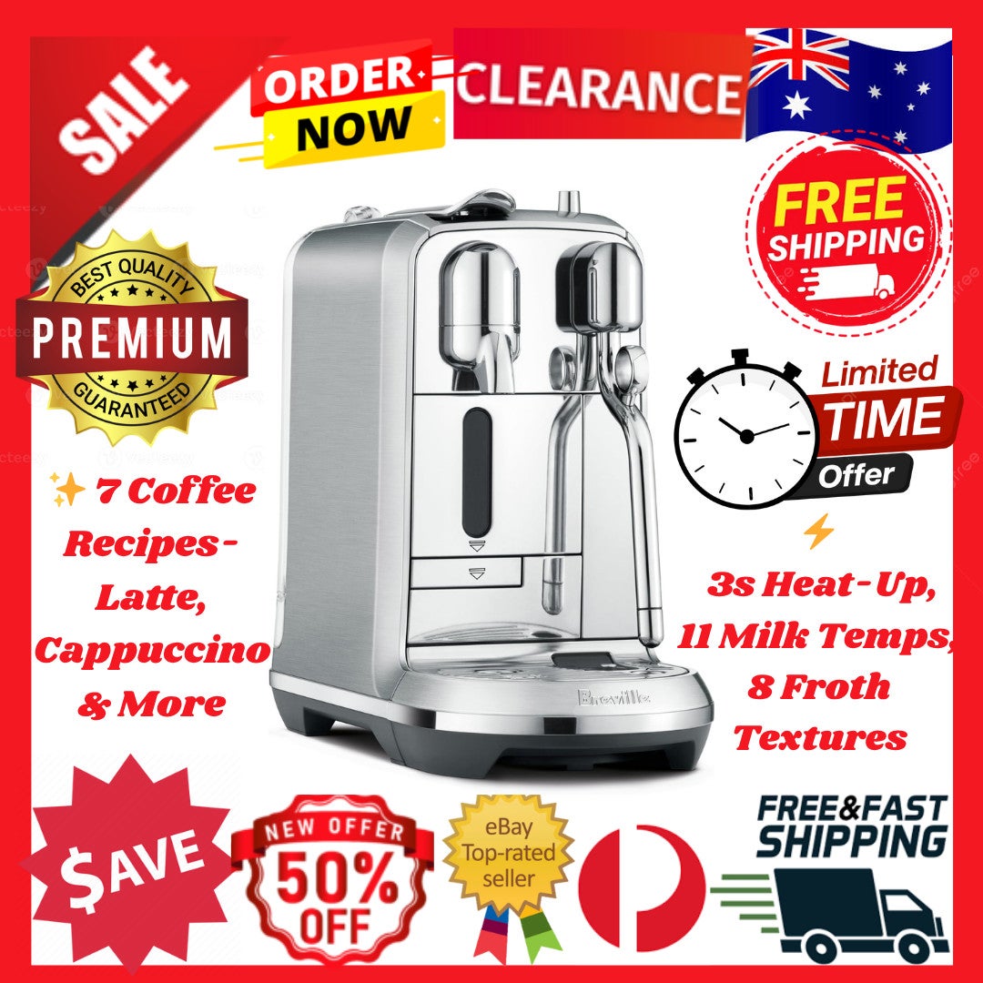 Breville Nespresso Creatista Plus Coffee Machine By Breville (brushed