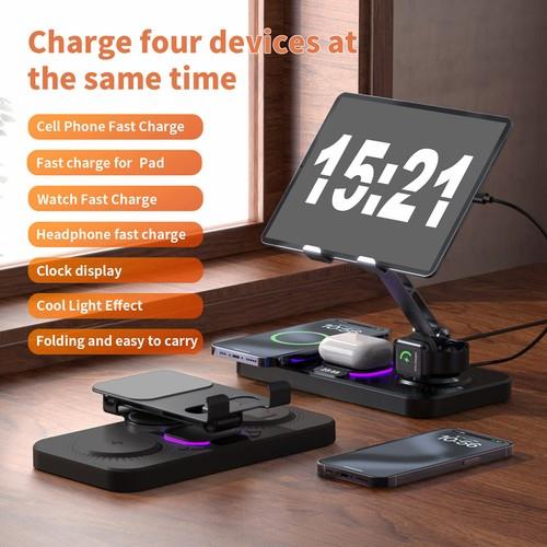 Au Multifunctional Fast Wireless Charger For Apple Watch S11 Iphone Air 17 16 15