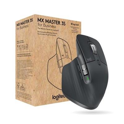 Logitech Mx Master 3s For Business, Wireless Mouse With Quiet Clicks, Grey