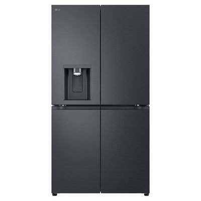 Lg 637l French Door Fridge In Matte Black Finish Gf-l700mbl