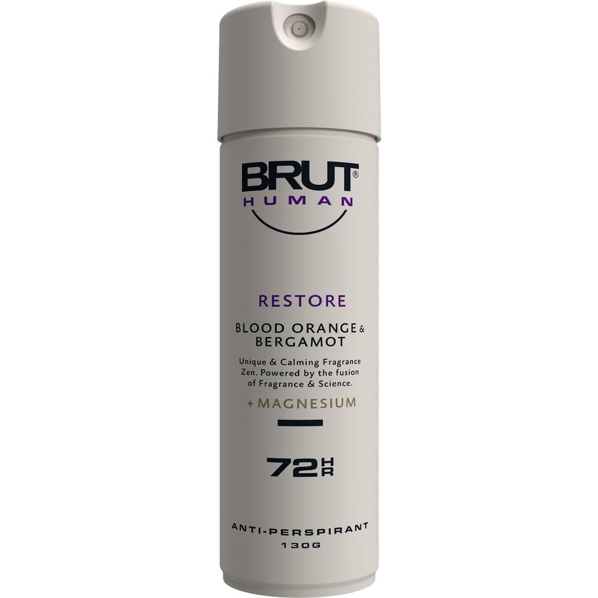 Brut Human Orange And Bergamot 72 Hour Antiperspirant Deodorant Spray