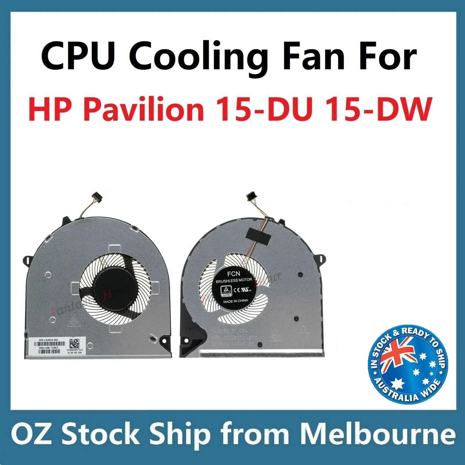 Cpu Cooling Fan For Hp Pavilion 15s-du0137tu 193t8pa 15s-du0101tu