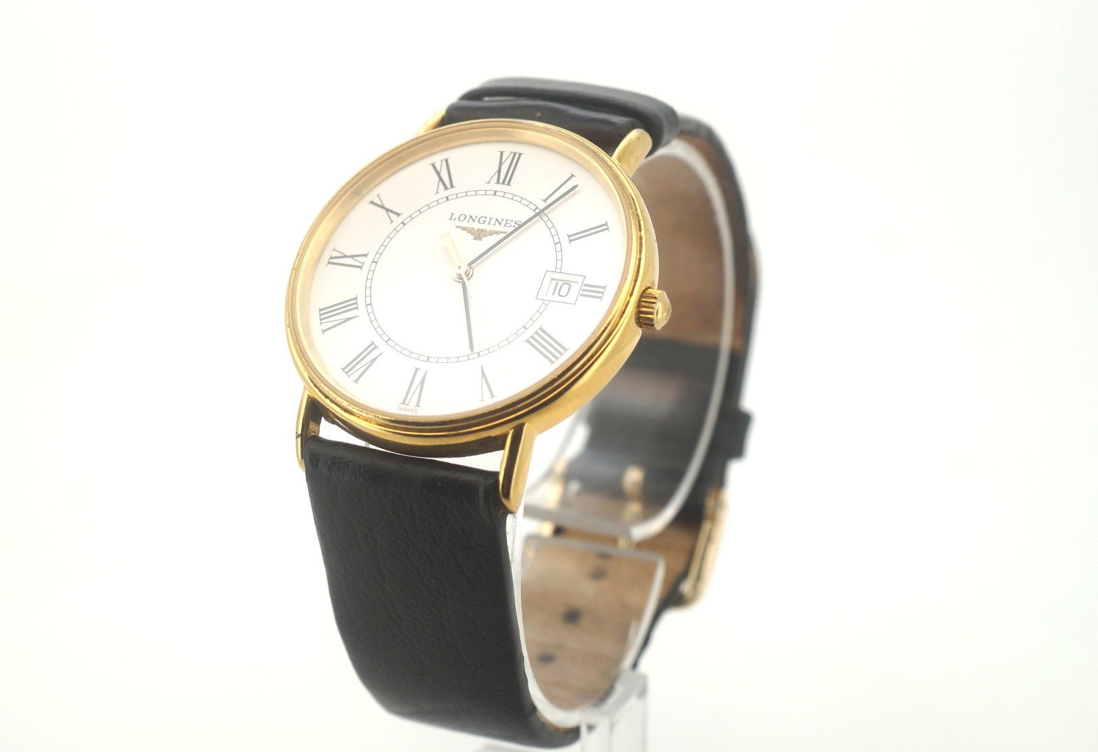 Vintage 1969 Longines L4.7202 Watch (37mm) With Leather Band - Ad