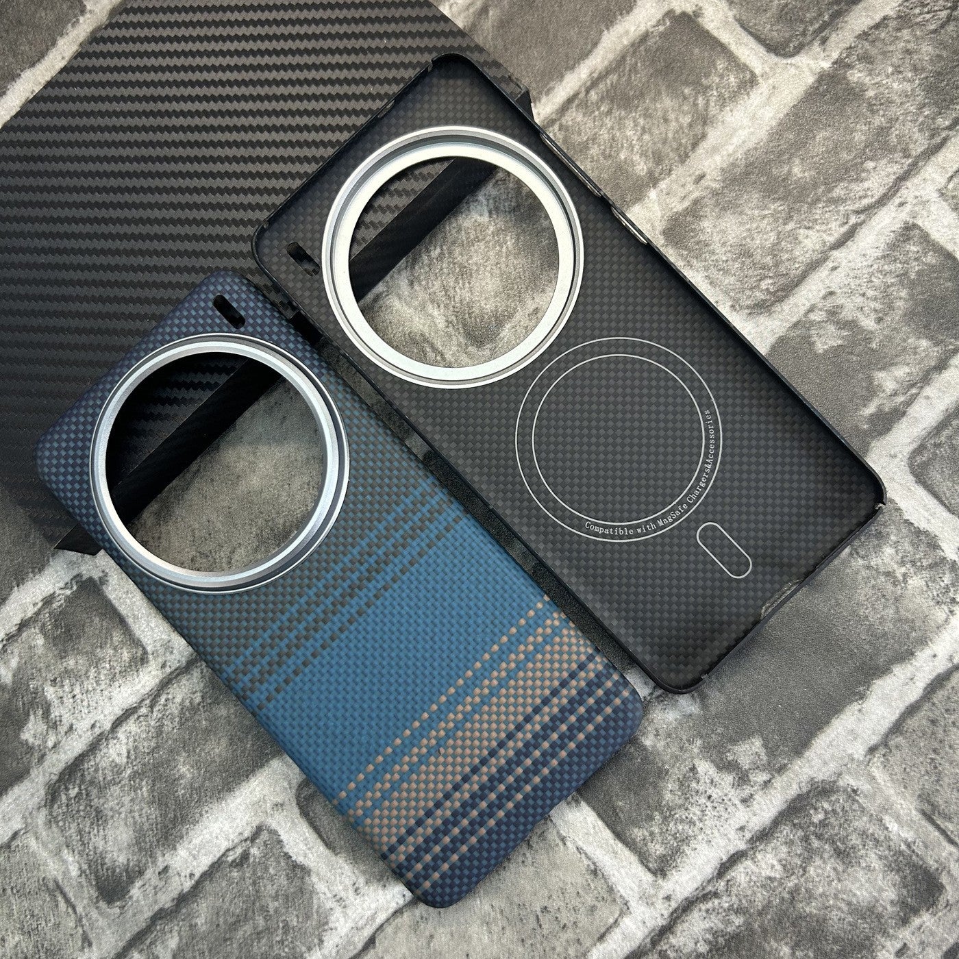 For Vivo X300/x200 Ultra Genuine Carbon Fiber Back Cover Ultraslim Magnetic Case