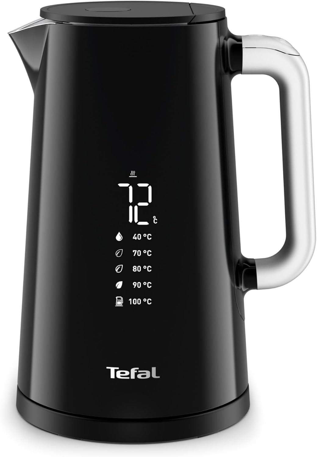 Tefal Smart & Light, Digital, 7 Positions, Black Electric Kettle