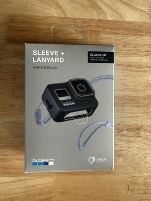 Gopro Blackout Sleeve + Lanyard Hero 8 Black